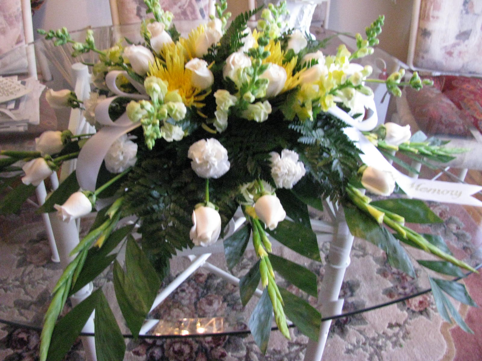 Sentimental Journey Casket Spray